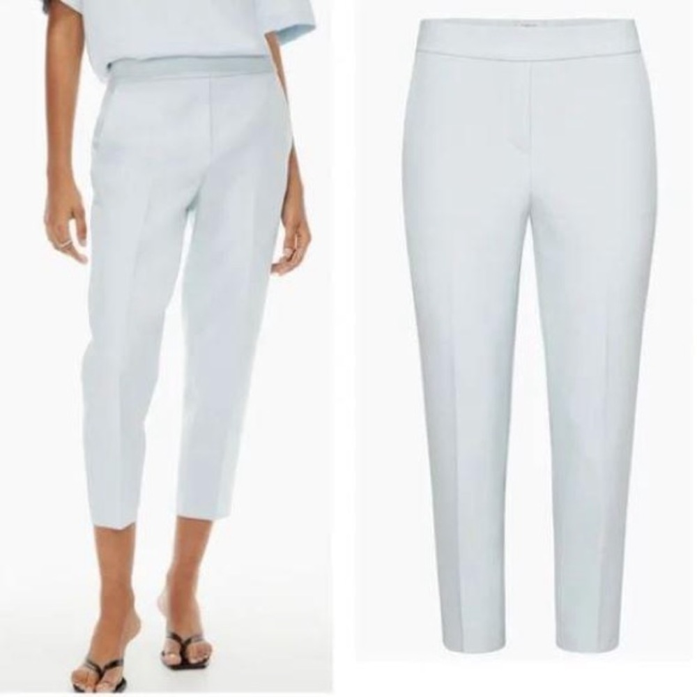Aritzia light blue cropped pants